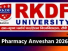 Pharmacy Anveshan 2026 RKDF University Ranchi