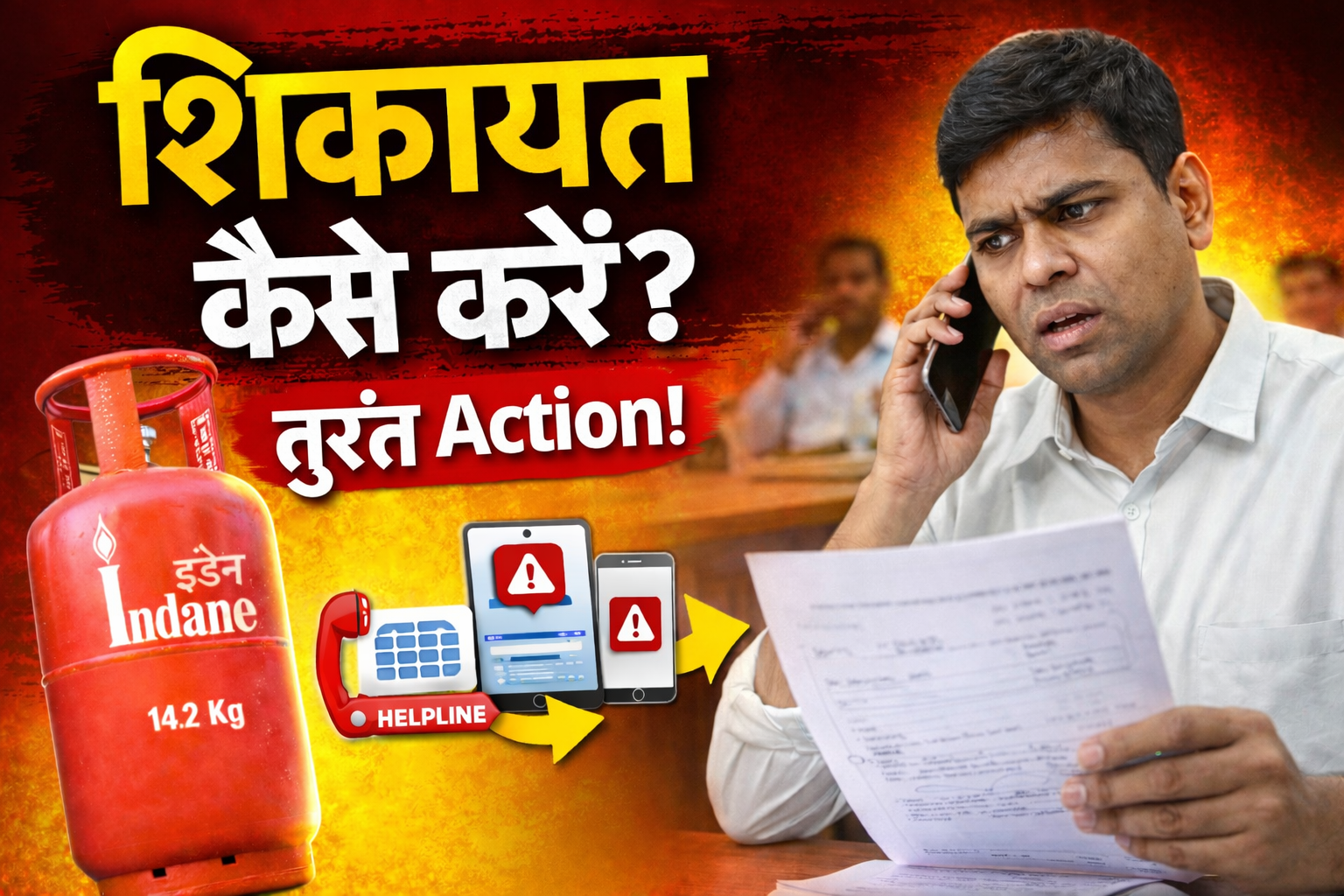 gas agency complaint kaise kare