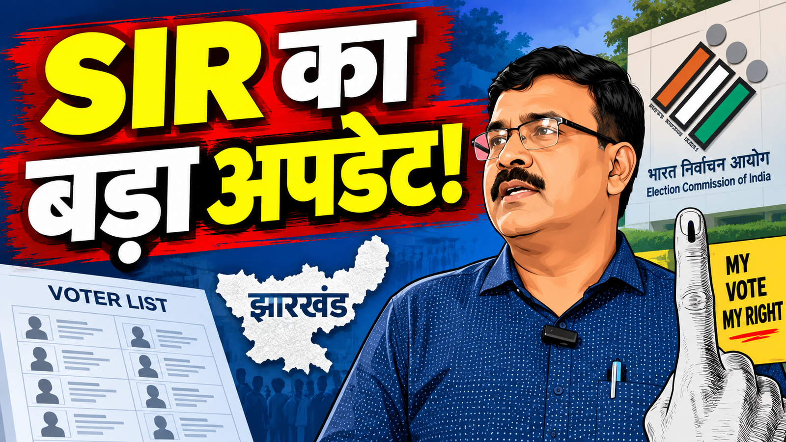 झारखंड SIR में 6.68 लाख से ज्यादा आवेदन, अंतिम मतदाता सूची 19 अक्टूबर को