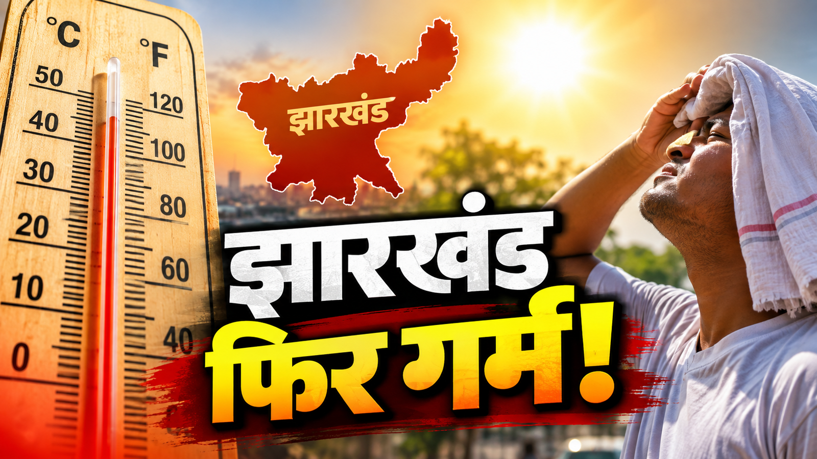 झारखंड मौसम अपडेट में तापमान और बारिश का IMD डेटा